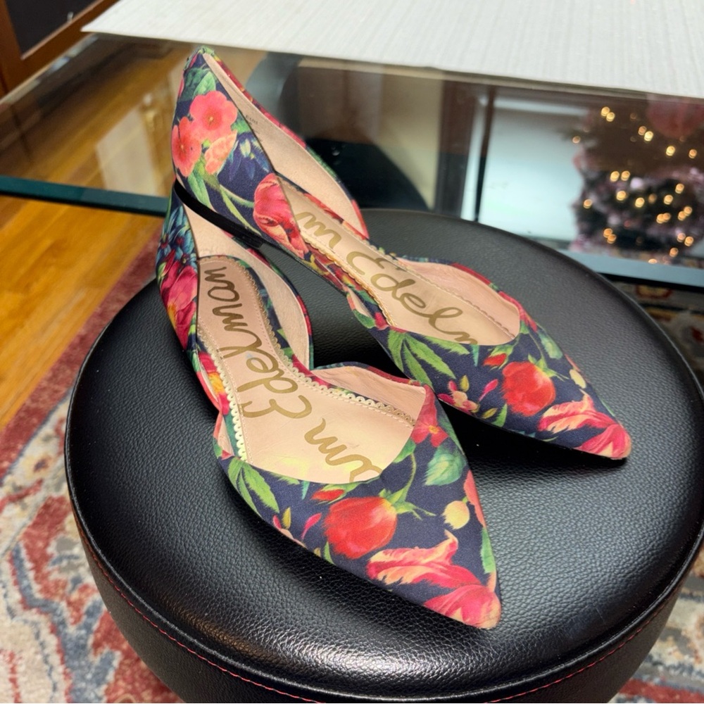 Sam Edelman Women's Floral Pointed-Toe Heels